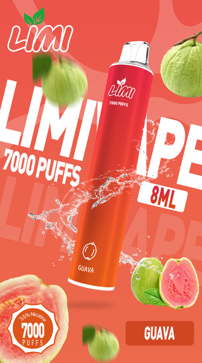 台灣現貨-Limi7000口拋棄式/電子煙  煙油容量更高 口味更優化
