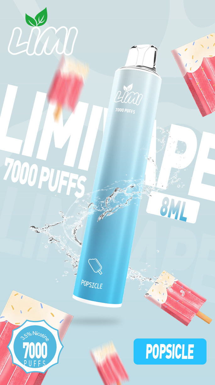 台灣現貨-Limi7000口拋棄式/電子煙  煙油容量更高 口味更優化