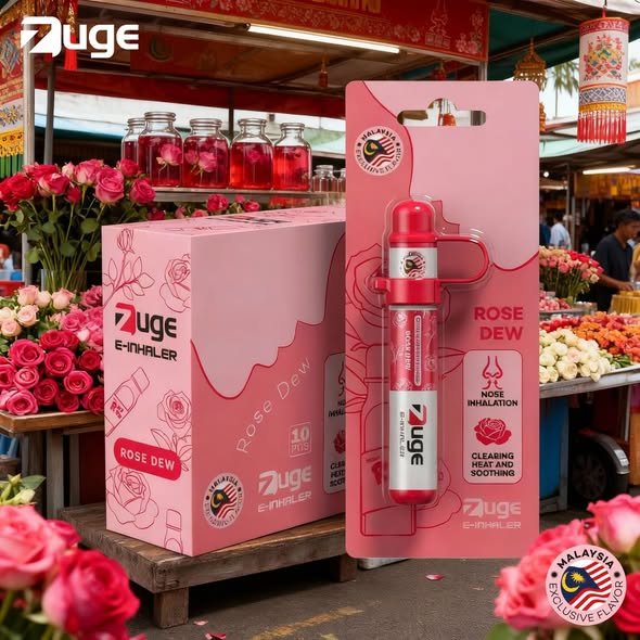 越南Zuge鼻吸式0丁/無丁電子菸拋棄式 無尼古丁-台灣現貨